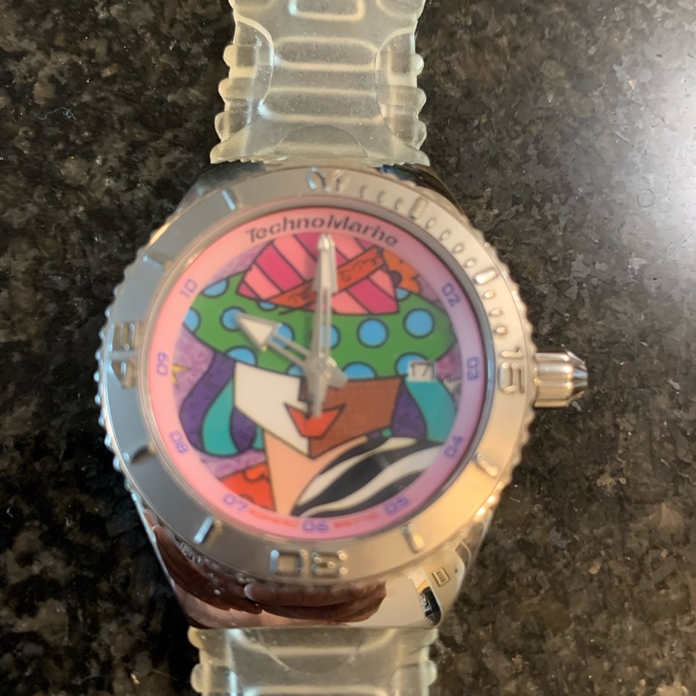 TechnoMarine Watch designed by artist Romero Britto